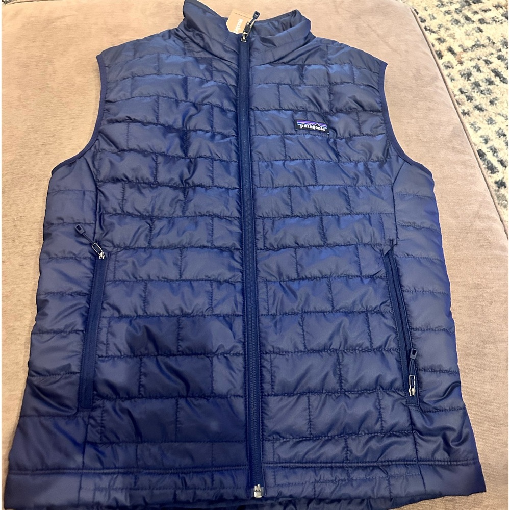 Patagonia Mens Nano Puff Vest- Navy